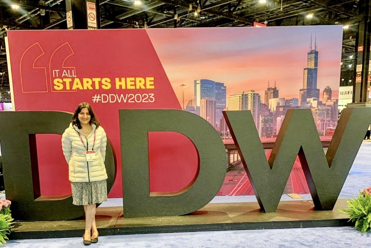 NeeraGuptaMD's tweet photo. #DDW2023 was a huge success—outstanding science, supportive &amp; collegial learning environment &amp; friendly faces everywhere‼️ Special Thank U to the ⁦@AmerGastroAssn⁩ Staff for making everything go so smoothly 🌹‼️ See everyone in DC for #DDW2024‼️⁦@DDWMeeting⁩ #PGDB 😊 https://t.co/wI7rgvYNLO