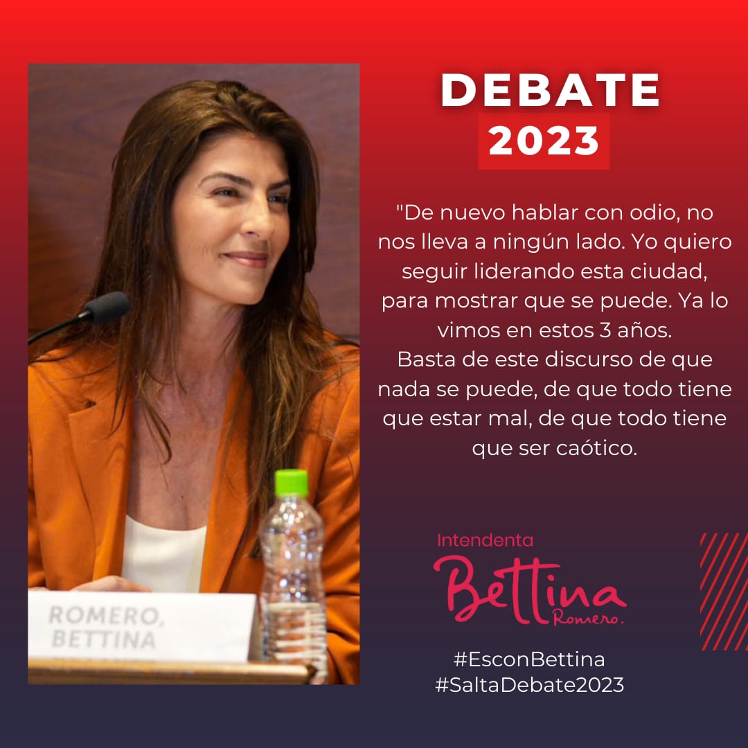 #EsConBettina #SaltaDebate2023