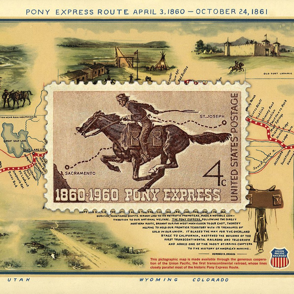 Love my local stamp club! 1 of our members gave a brief presentation on the history of the #PonyExpress

His wife is the great grand daughter of a Buffalo Bill Ranch hand, &amp; is fascinated with the history &amp; postage.

youtube.com/@GrampsStamps

#stamps #philately #philatelist
