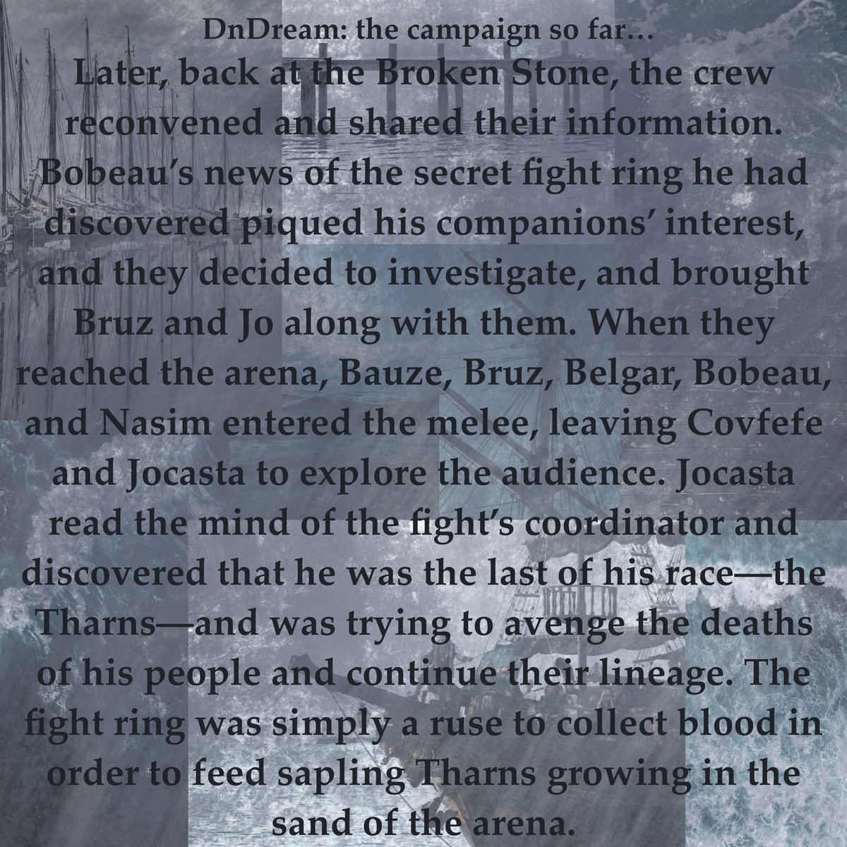 dndreamroleplay's tweet photo. Continuing our campaign catch-up, here’s episode 3!! #dndcampaign #recap #dungeonsanddragons #dndream #dndreampodcast https://t.co/CKBbUCwkzT