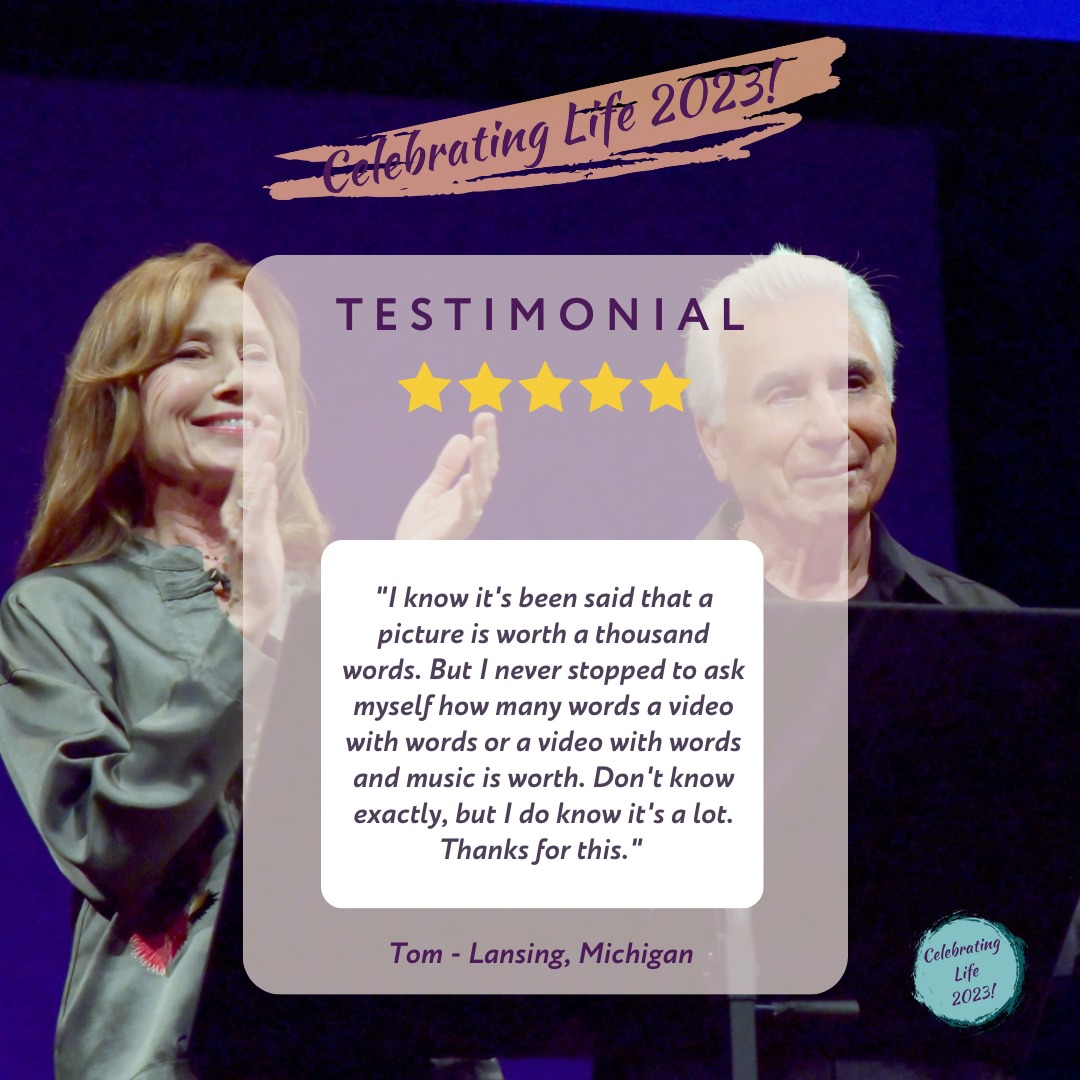 Celebrating Life 2023! kicked off last weekend, but you can still sign up to watch on your own schedule from now through May 14 -- PLUS get a FREE e-book!  JOIN Celebrating Life 2023! May 6 - 14. bit.ly/41PnT0B #celebratinglife2023