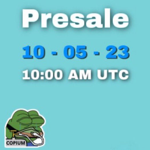 CnftGuide's tweet photo. ADA #Giveaway🚨
Pre-sale starts at 10am UTC, don’t miss out!!
Prize:
🏆2x 50 #Ada
Rules:
🔥Follow @copium_ada
🔥❤️+RT
🔥Tag 3 friends
24Hrs⏰
#CNFTGiveaway #NFTCommunity #NFTs #NFTartist #nftart #Cardano #CNFT #CNFTCommunity #NFTGiveaway https://t.co/FWzUsNae4j