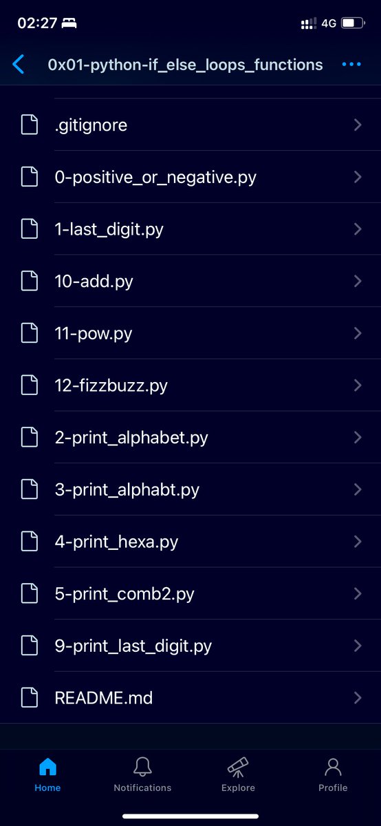 AlmostSophia_'s tweet image. On day 21 of my #100DaysOfCode I did more control flow in python. Udemy made it look easy but am loving the Alx challenge 🤗
#100daysofcodepython
