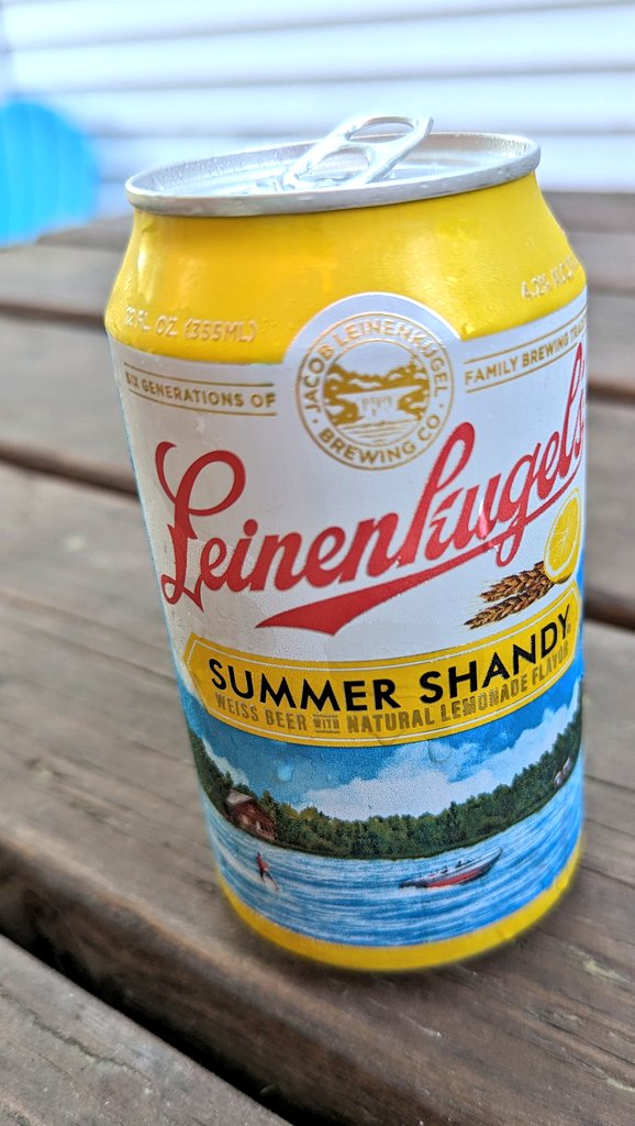 AngWxGrl's tweet photo. Too nice of an evening to not enjoy one of these on the patio! @Leinenkugels #ShandySeason https://t.co/XLGTtaZ7oG