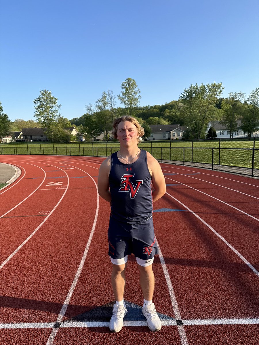 BIG_ZSports's tweet image. Congratulation to Indian Valley’s Gavin Henry on setting a NEW school record in the 100m dash with a time of 10.94. The senior sprinter broke the previous record of 10.99 set by Kyle Johnson in 2012. 
Update courtesy of McInturf Realty