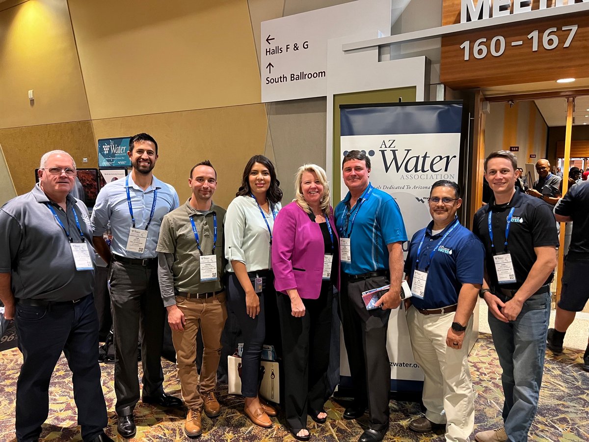 GoodyearAZGov's tweet photo. Water-our most precious resource-and this team is behind protecting it for our city. They are part of a larger team dedicated to ensuring #goodyearaz has clean, safe drinking water! Check out our TikTok to get to know some of them. #AZWaterProfessionalsWeek
@AMWUA @AZWater_org #WeAreGoodyear @AzCities