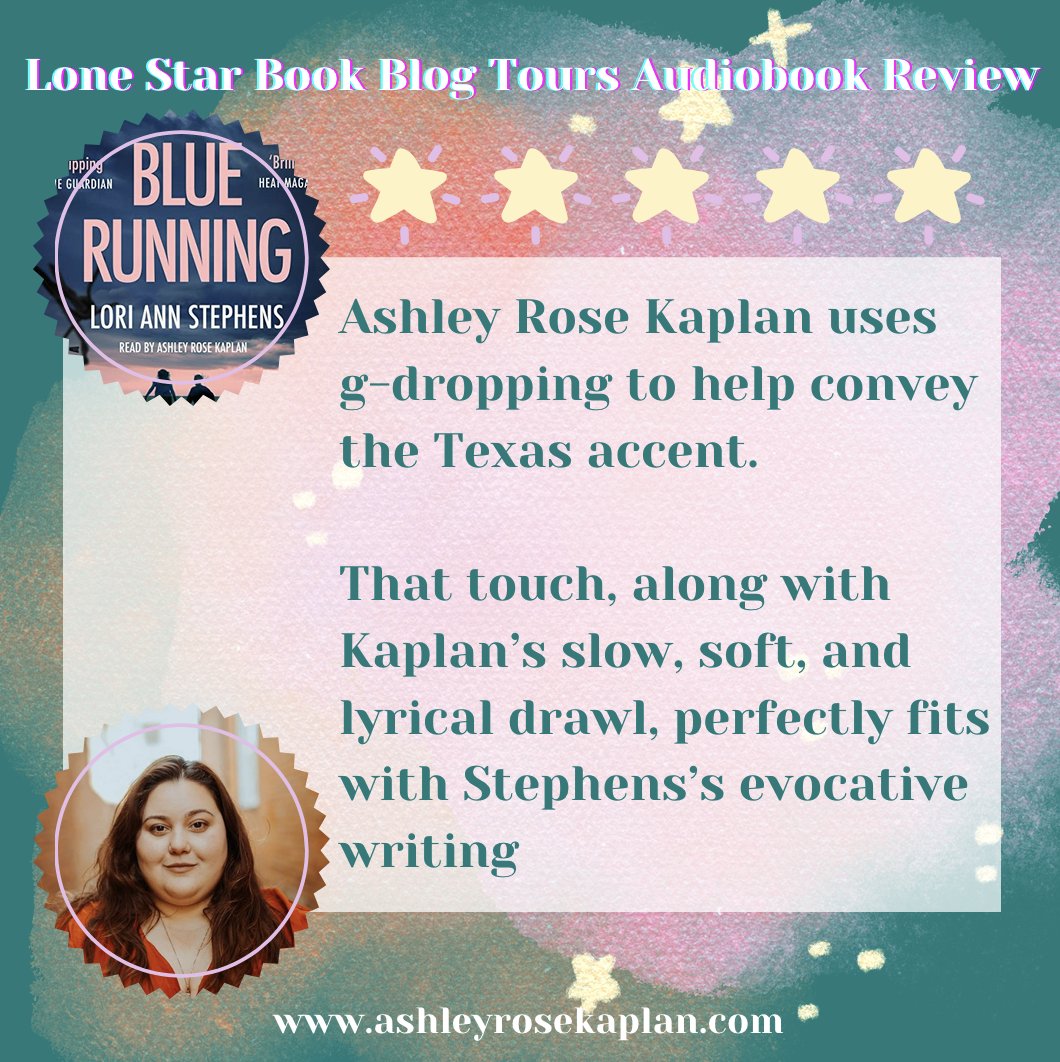AshleyRoseKap's tweet photo. Thank you @kristinethall for your lovely words & to @lorifromtexas for such a powerful story of sisterhood and Texas dystopia.
#audiobookreviewsofinstagram #audiobooktok #bluerunning #audibooknarrator https://t.co/CUQk7hJsZs
