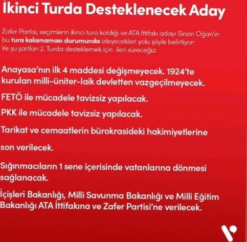 İlk turda bitirebilicek adayı çıkartma,
Partine akp artıklarını doldur,
Atatürkçü ve milliyetçileri partiden uzaklaştır,
Cumhuriyet ve Atatürk Düşmanlarını Vekil Yap,
Hdp'yi ardına al yürü
Sonra; #ilkturdabitirelim başka kimseye oy vermeyin.
BÖYLE BİR DÜNYA YOK ARKADAŞLAR!