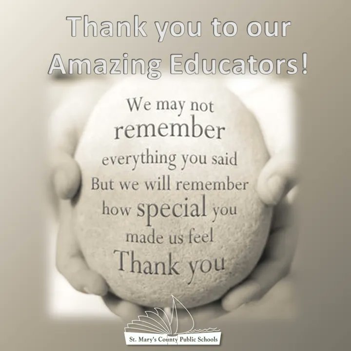 This Teacher Appreciation week - and every day - we are grateful to our Amazing Educators! Thank you for all you do!