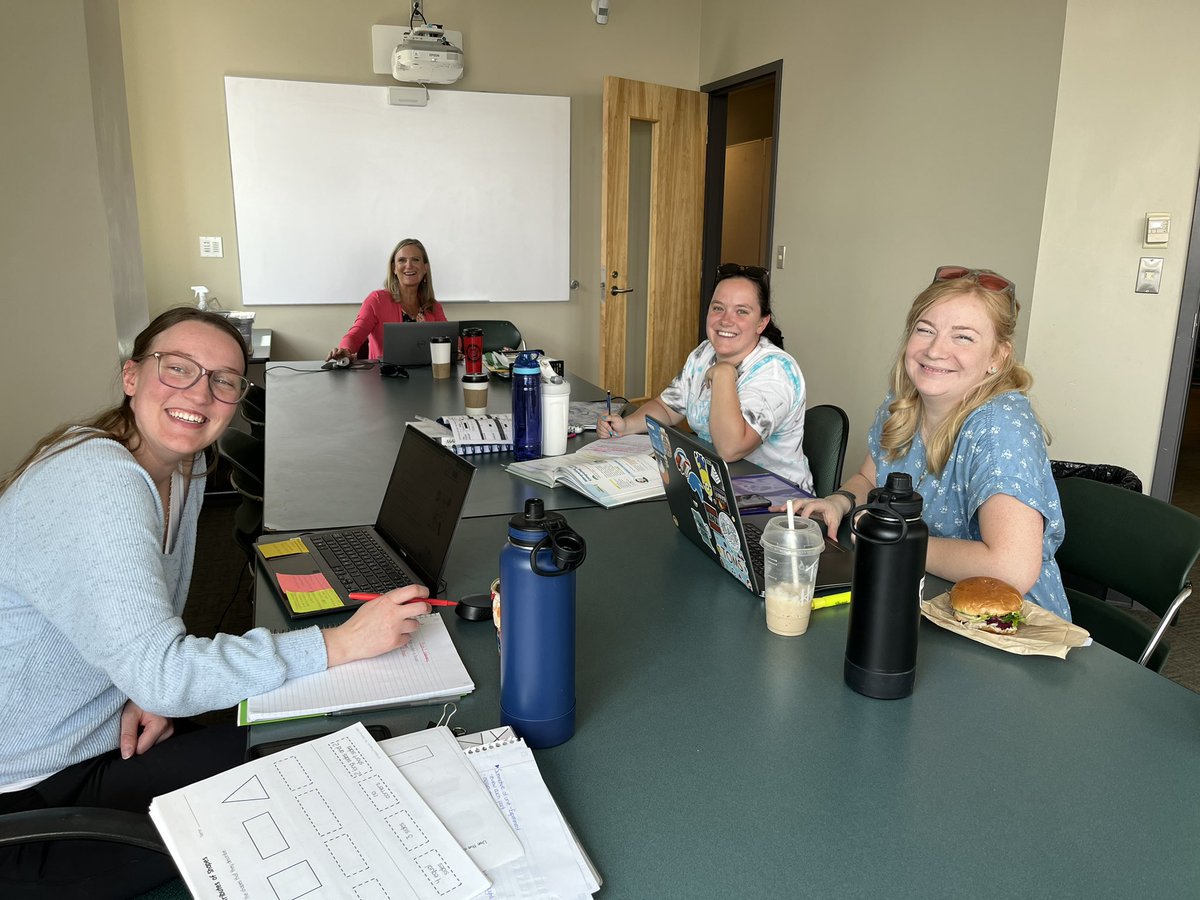 Secondary and Elementary Teacher Candidates planning for EDUC 490 practicum. It starts next week. #UNBCED