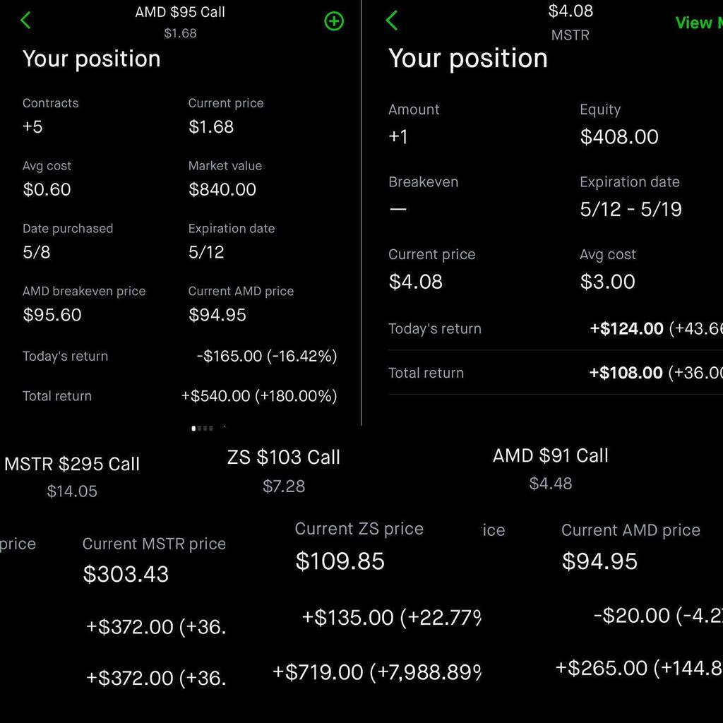 StevesKicks28's tweet photo. AMD, MSTR, ZS

#optionstrading 
#optionstrader 
#optionssignals 
#OptionsKings https://t.co/dXteGepRZc https://t.co/S24BBavEHt