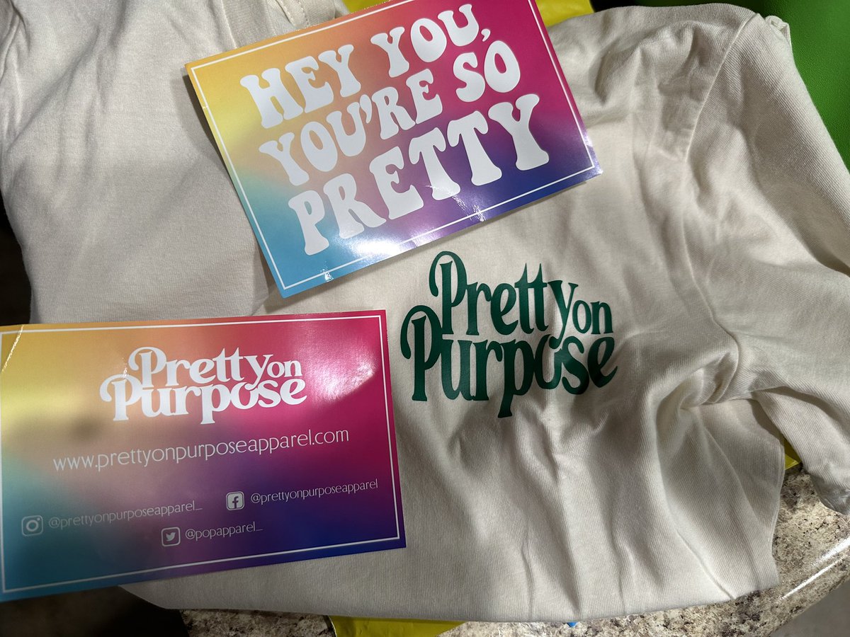 Pressed my shirt 👚 came in QUICK!!! Thankkk Youuu 🥰💚 <a href="/popapparel_/">Pretty On Purpose</a>
