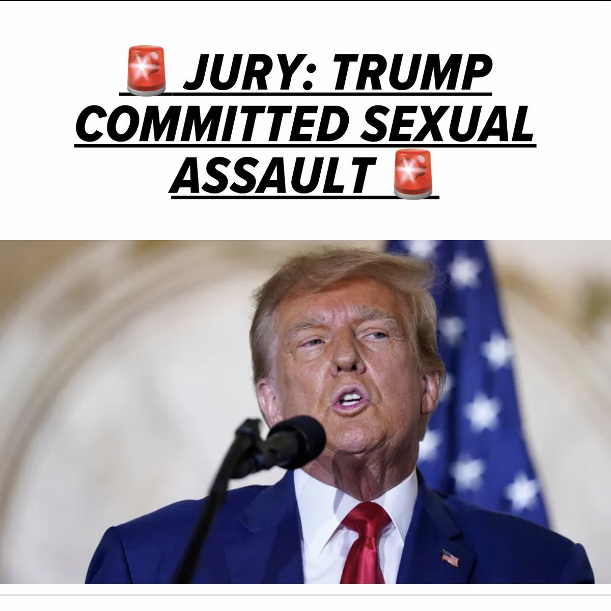 “I can sexually assault a woman on Fifth Avenue and still have to pay her $5 million dollars in damages.” <a href="/realDonaldTrump/">Donald J. Trump</a> #EJeanCaroll #gop #djt #newyorkcity #bergdorf