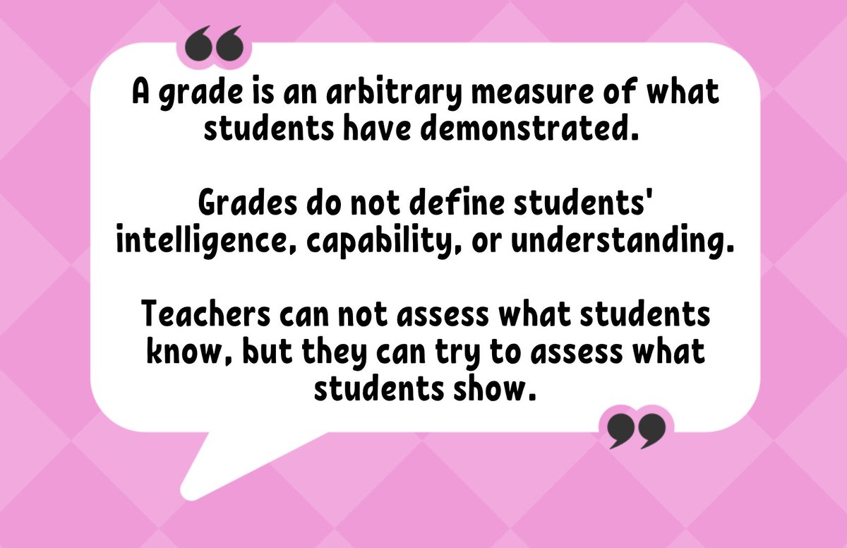 ihaveabug's tweet photo. #ungrading #GradelessClassroom #TG2 https://t.co/GFUzNRIWCY