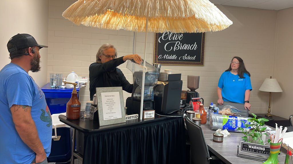 OBMSQuistors's tweet photo. Thanks to Randy with Java Breeze Memphis for treating the staff this morning! https://t.co/dQReisVG76