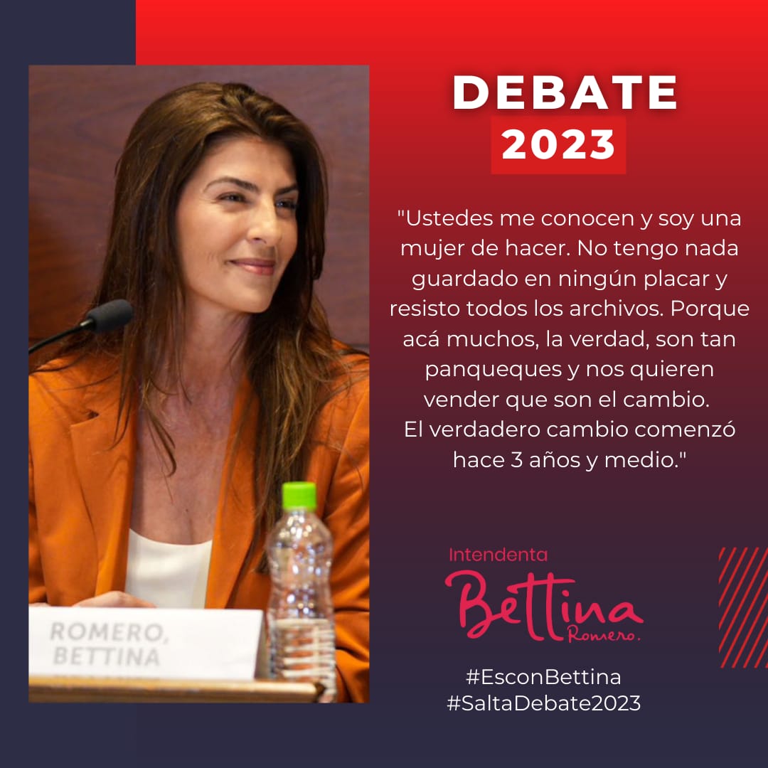 #EsConBettina #SaltaDebate2023