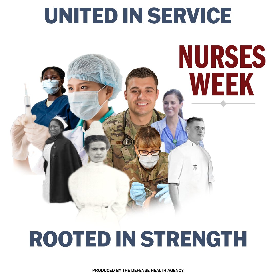 DoD_DHA's tweet photo. . @DoD_DHA  proudly employs nurses from all specialties whose skills and passion are vital to caring for our military community. 

Follow @CivilianCorps to learn about nursing career opportunities at locations across the globe. 

#NursesWeek 
#DHANurses https://t.co/IVN0SrdEd5