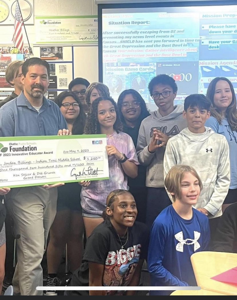 Brian Barackman (@barackmanbrian) on Twitter photo So proud that our very own Mr. Billings is 1 of only 2 recipients of the Innovative Educator Award! This is given to an outside the box teacher who reaches students of all interests. Our students are lucky to have him and so are we! <a href="/MrBillingsclass/">Jordan Billings</a> <a href="/KSnyderAP/">Keri Snyder</a> #OPSForTheirFuture So proud that our very own Mr. Billings is 1 of only 2 recipients of the Innovative Educator Award! This is given to an outside the box teacher who reaches students of all interests. Our students are lucky to have him and so are we! <a href="/MrBillingsclass/">Jordan Billings</a> <a href="/KSnyderAP/">Keri Snyder</a> #OPSForTheirFuture