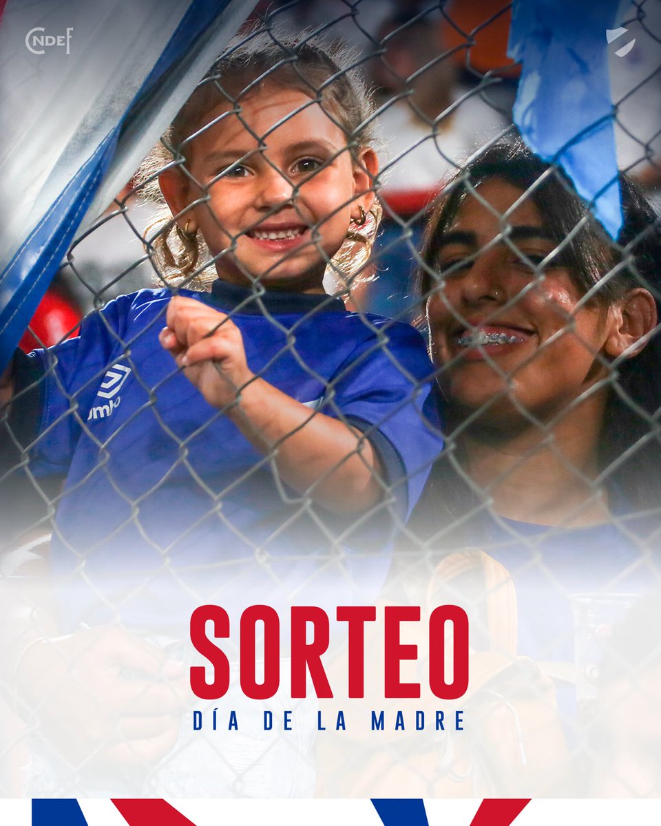Nacional's tweet photo. ¡Sorteo Día de la Madre!

🎁 Regalale a mamá entrar a la cancha en el próximo partido por torneo local en el GPC 🏟️

Para participar: 
✅Estar al día con tu cuota social
✅Comentar tu número de socio
✅Arrobar a 2 Tricolores

¡Sortearemos 11 socios! 🙌🏼

#ElClubGigante 🔵⚪️🔴 https://t.co/7igoXyCDMN