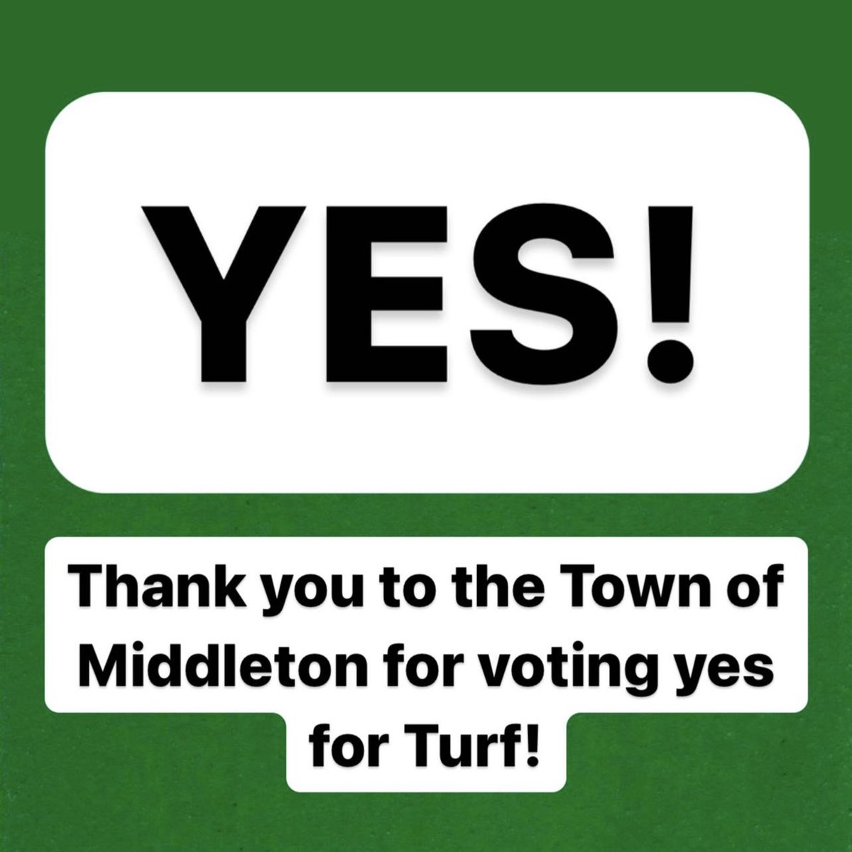 Thank you to the Town of Middleton for voting YES!  We cannot wait for the next steps!