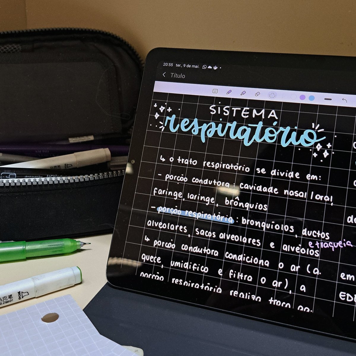 studygioo's tweet image. ♡ 09.05.2023 • aula teorica de histologia