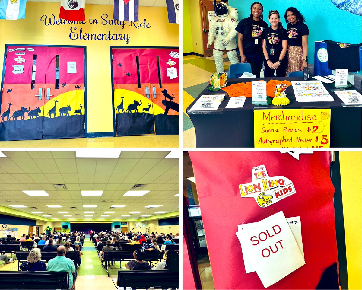 ocpsPL's tweet photo. We were so lucky to be invited to @SallyRideOCPS for the opening night of their @Disney The Lion King Kids production! It was a sold out audience and the students, staffulty, &amp; volunteers did an outstanding job!!! What an amazing event! https://t.co/56bL7od0Da