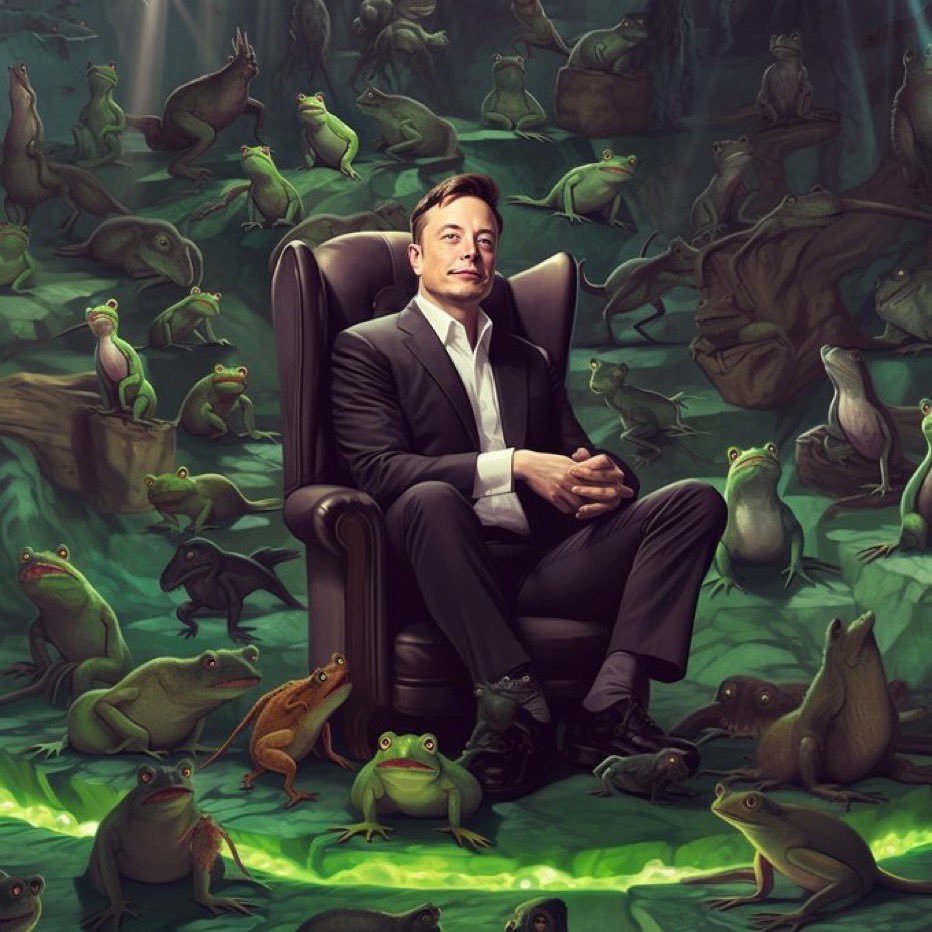 PepeCZBinance's tweet photo. 🚨 @elonmusk AND $PEPE 🐸 ARE INEVITABLE! https://t.co/AH1v6U6HBO