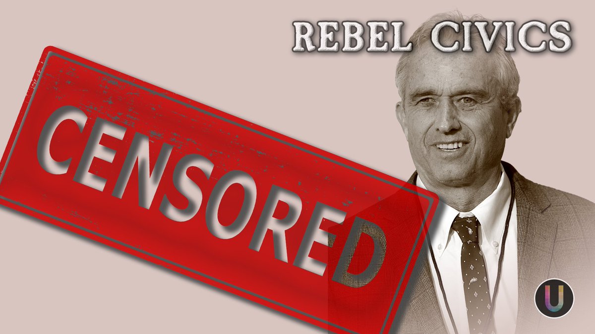 Want to know what YouTube doesn't want you to hear? Join <a href="/BessetteKeith/">Keith Bessette</a>  on #RebelCivics tomorrow at 9am Pacific for "Rebel Civics Censored!" as he uncovers the truth about censorship and how we're fighting back.

rumble.com/v2mywrc-rebel-…