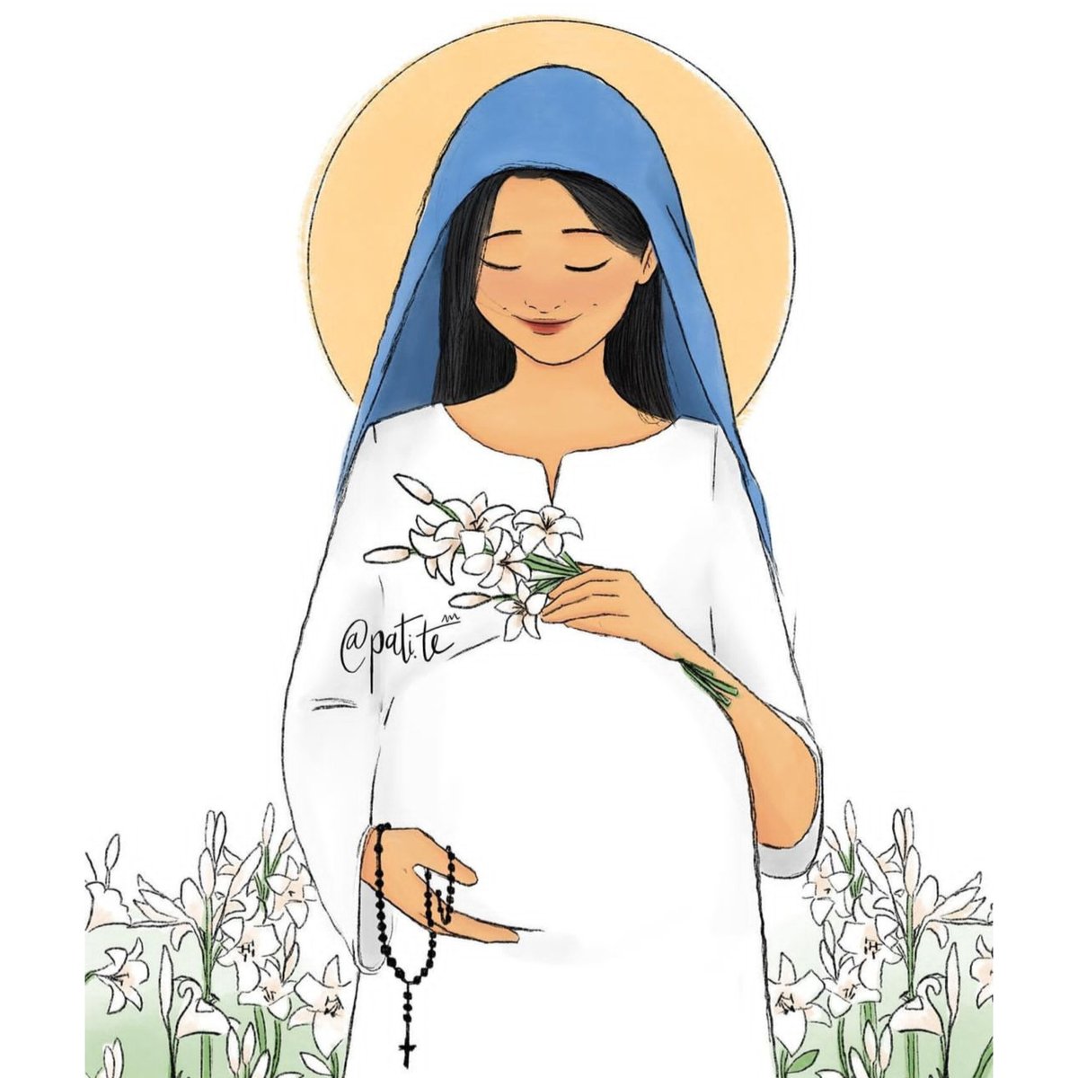 Dolly_Sayes's tweet photo. La que escucha con ternura: la Virgencita 🥹💕 https://t.co/DcxcbhMhIO