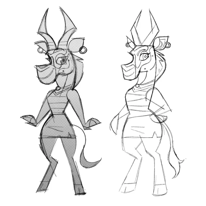 Asked my friends for their sonas to do a little doodling session after work today. There's still more I want to draw but I'll share these for now.