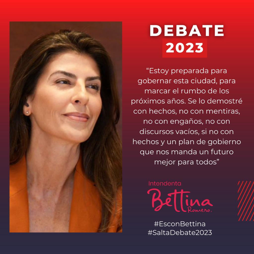 #EsConBettina #SaltaDebate2023