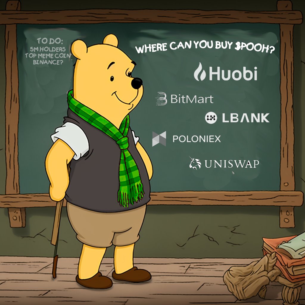Sussybakarevie3's tweet photo. $pooh coin is what you need! 15k+ holders at 2 weeks old, and new listings on exchanges every day, it's the Next $pepe coin! $Pooh coin IS THE COIN TO HAVE! https://t.co/5wUpBiY3n9