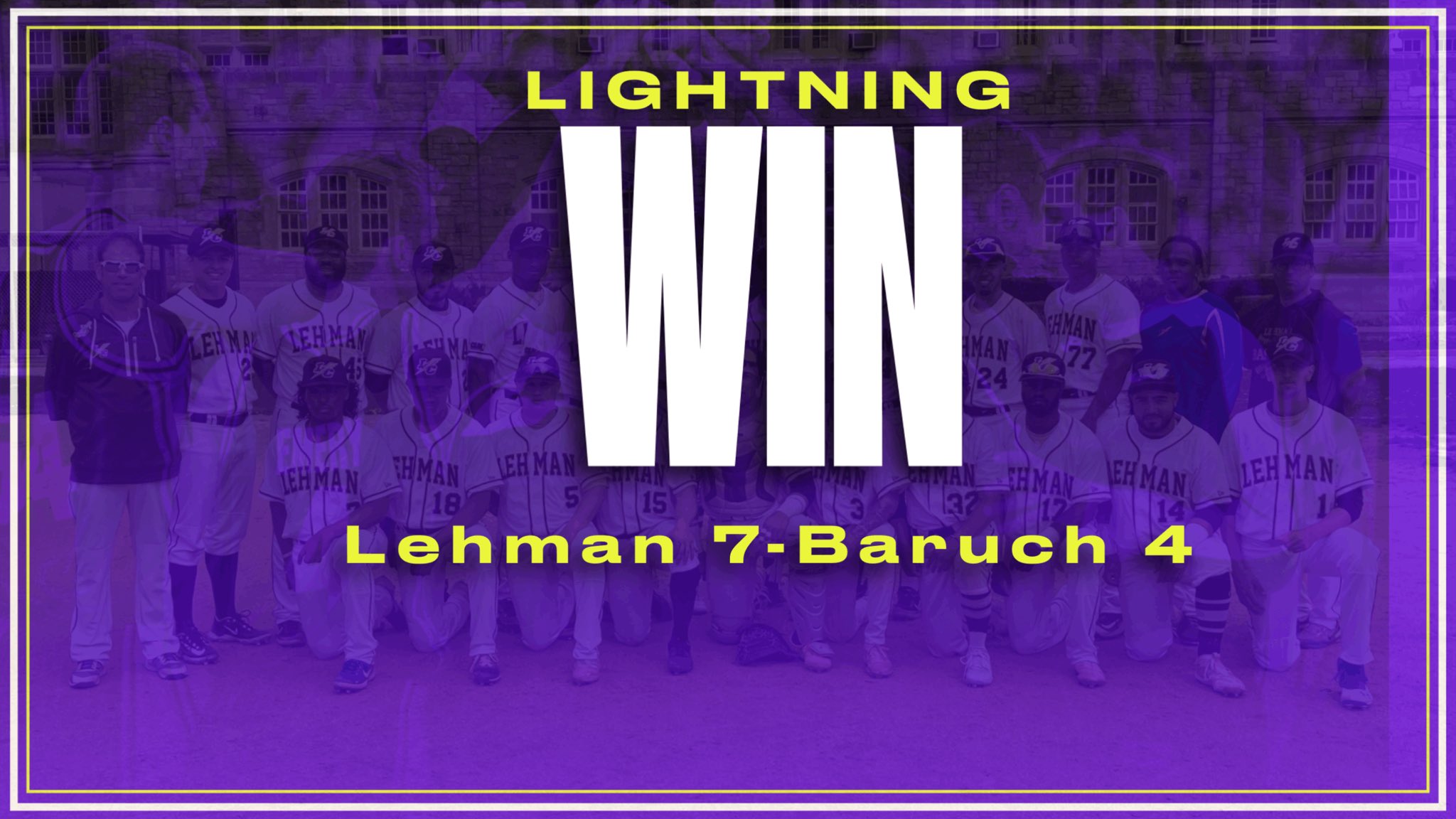 LehmanSports on Twitter "Lehman moves onto the CUNYAC Final series