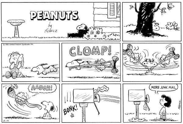 Screw zodiac signs. If you were born before February 13th, 2000, what Peanuts strip was published the day you were born? I'll start.