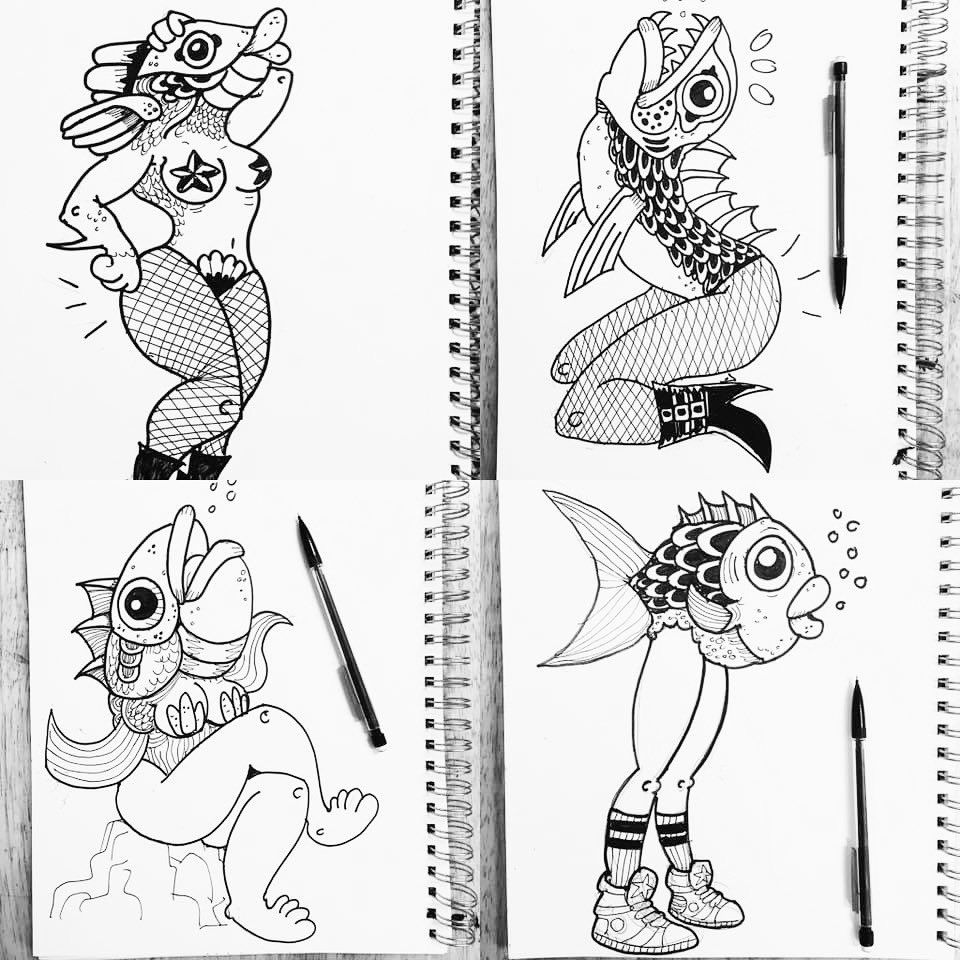 edbot5000's tweet photo. Reverse mermaids.
#Mermay #reversemermaid #mermaid #edbot5000 #eb5k #illustration #characterdesign #folklore #fairytale #drawing #fishnets https://t.co/93st9CJDXN