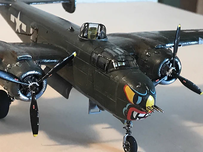 #飛行機模型 レシプロ双発編。そう言えば三発機や四発機は作ってないな。 しかし銀河は美しい。48で出ないかな〜