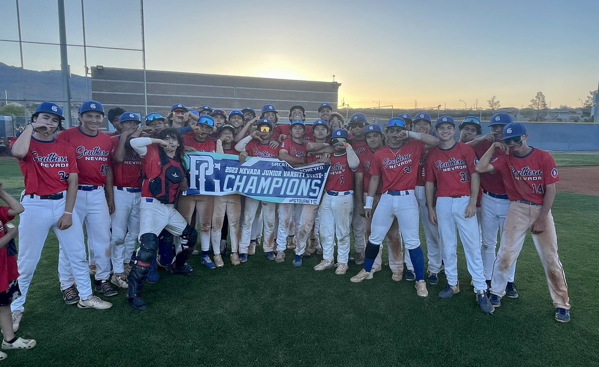 ChaseWilk57's tweet photo. Great way to end the season!
2023 Nevada Junior Varsity State 5A Champions!
Thank you to all our coaches and these great teammates!
@gormanbaseball
@Pg_Nevada #SNbaseball
#LasVegas https://t.co/U1tPmmfh0V