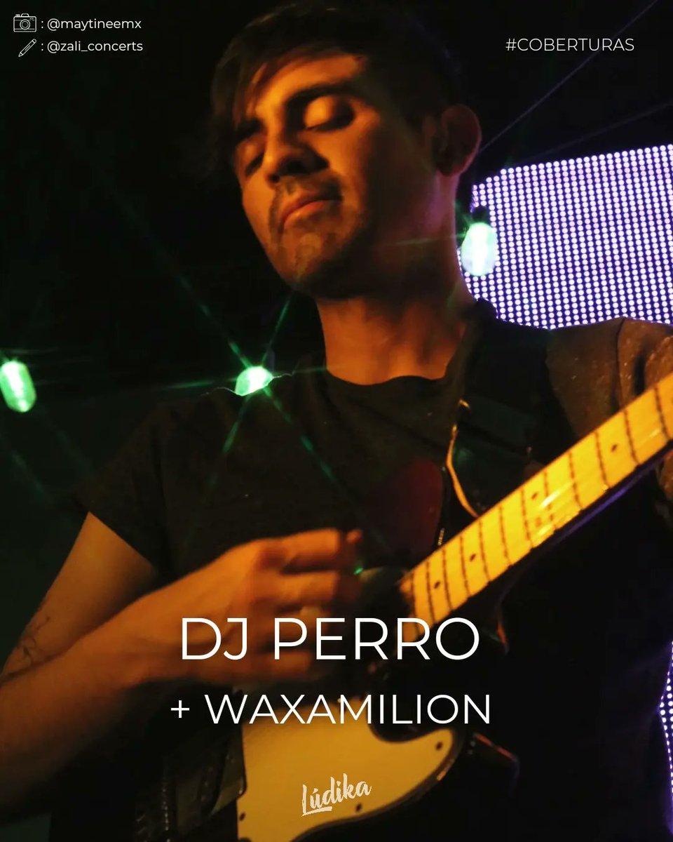 ludikagdl's tweet photo. #Coberturas
Encuentro experimental de música audaz con la visita de @DJPerroMX y #Waxamilion a Guadalajara 🇲🇽 junto a los locales #Jazzo y @LaboratoriosMo2
Checa la nota aquí: https://t.co/Foz9mm9k1I
📷 @maytineemx
✍️ @zali_concerts
Presentado por #Magios y @Cathars61489389 https://t.co/eoMxxVxxhn