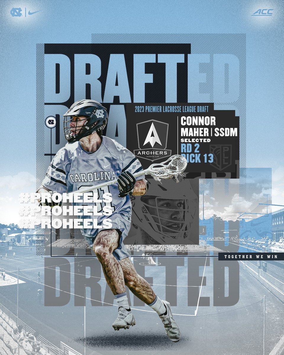 UNCMensLacrosse's tweet photo. With the 13th pick in the 2023 @PremierLacrosse College Draft, @PLLArchers select....

𝑪𝒐𝒏𝒏𝒐𝒓 𝑴𝒂𝒉𝒆𝒓, 𝑵𝒐𝒓𝒕𝒉 𝑪𝒂𝒓𝒐𝒍𝒊𝒏𝒂

#ProHeels https://t.co/3HCRml90PS