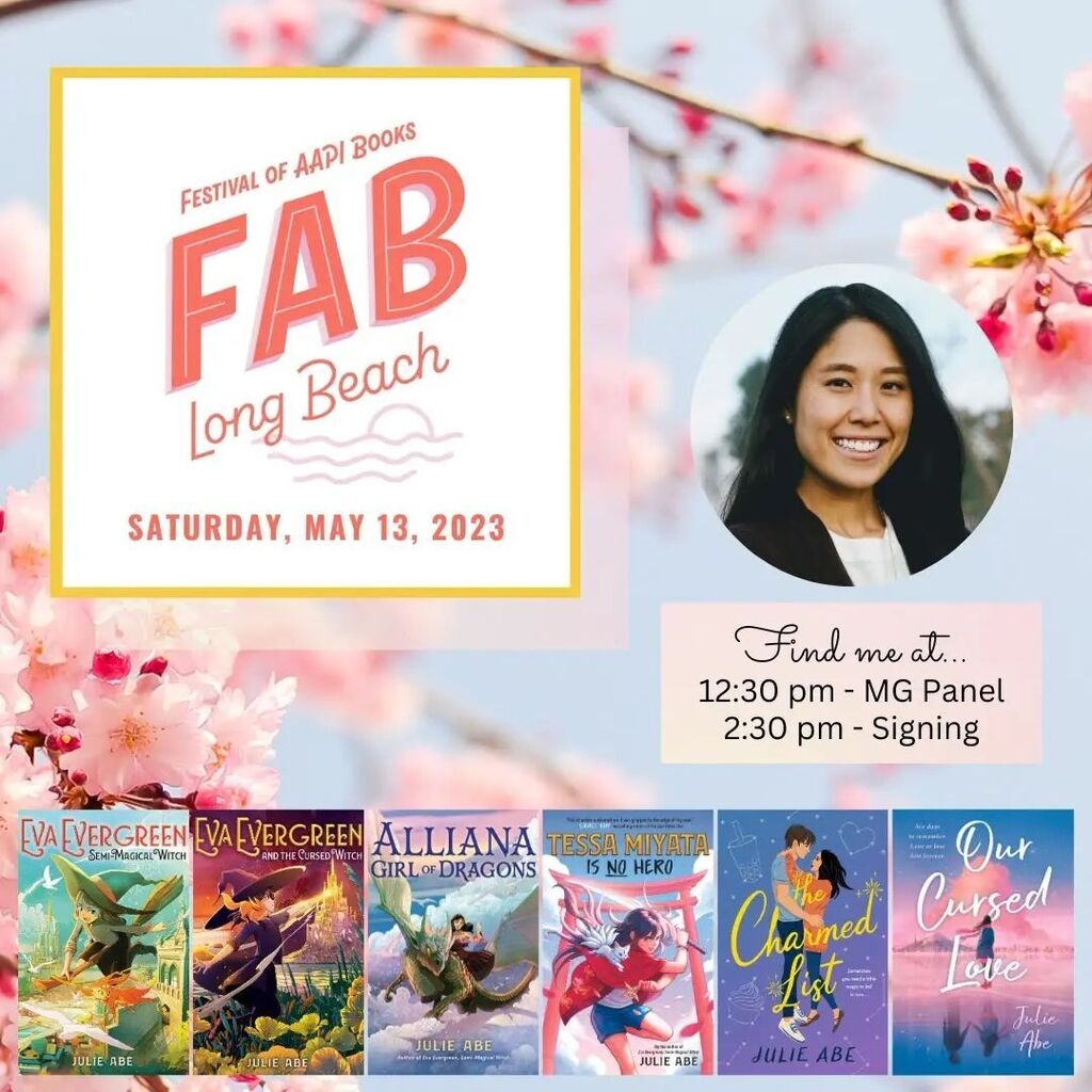 Southern California event alert! Join me this weekend for @fablongbeach with so many wonderful authors! I'll be there for a fun panel on middle grade books, and then you can find me (with loads of goodies 👀) during my signing. 

Find me at... 
📚 12:3… instagr.am/p/CsCrgDwSv8x/