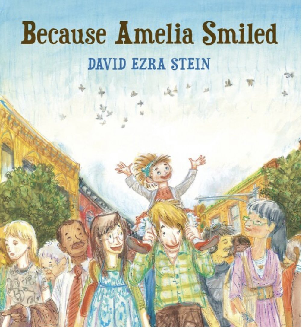 @pernilleripp “Because Amelia Smiled” by @_DavidEzraStein is one of my favourite children’s books on kindness.