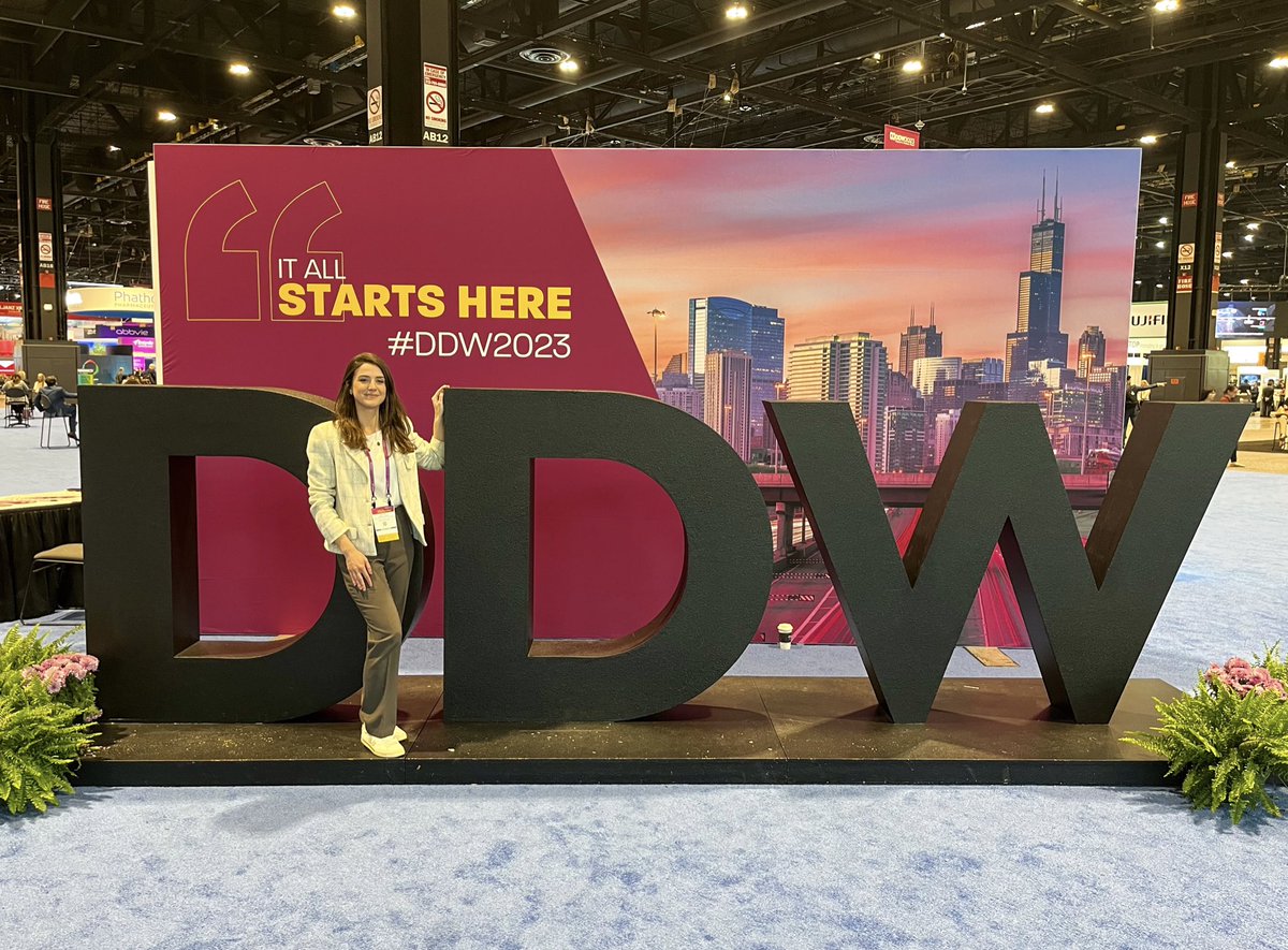 I attended my first #DDW!
 Thrilled to present a part of our project on remote patient monitoring for patients with advanced liver disease.

Always grateful for the amazing mentors and team:
@DougSimonetto @Dr_Vijay_Shah 
@DanielDPenrice @HaraKamalpreet ⭐️

 #DDW2023
