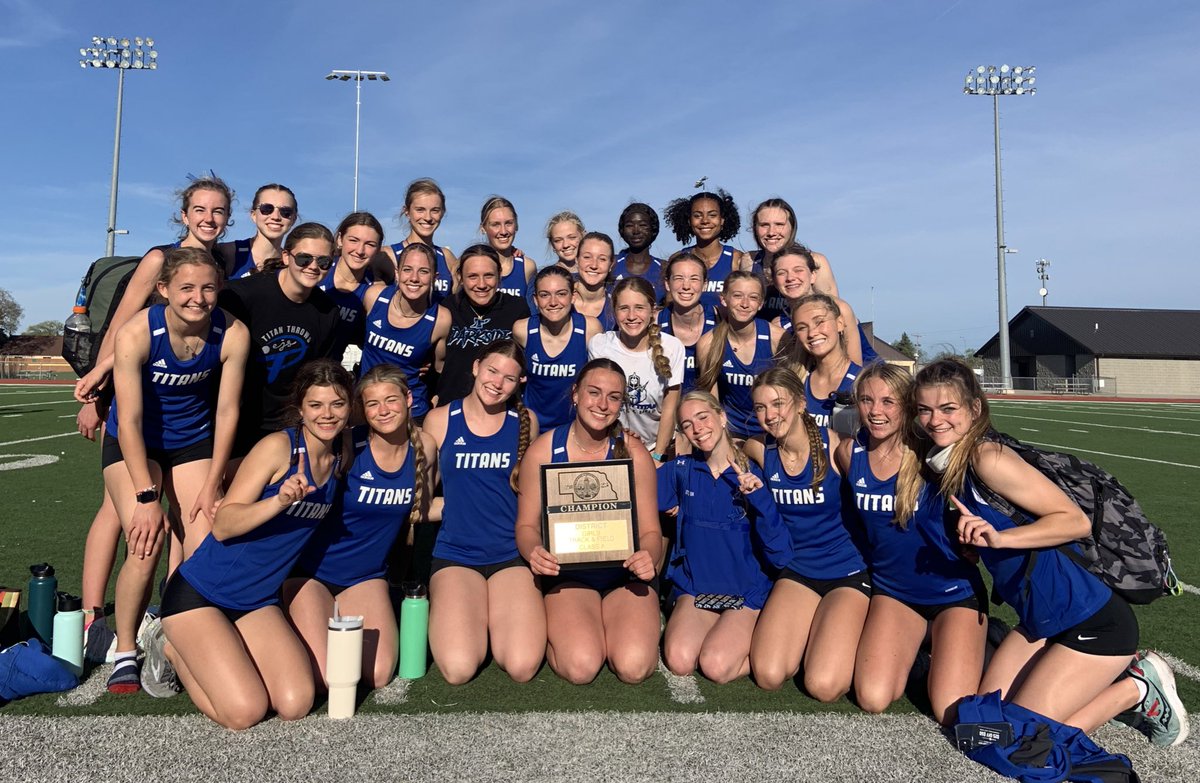 southtitantrack's tweet photo. Congratulations to the Lady Titans who finish as District Champions! 👑 Thrilled for these ladies &amp; I will post any additional qualifiers as results are confirmed. https://t.co/qf0yrOx9RI