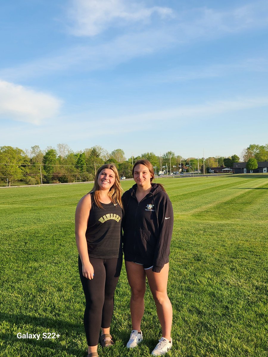McDowellScot's tweet photo. Congratulations to 
Emma Yoder for placing 1st at NLC conference with a throw of 141'3 and that is a new meet record
And Brooklynn Gibson for placing 3rd with a throw of 110' !!!! Great night for throws!!! #WARRIORTHROWS https://t.co/WDd0GIvTVg