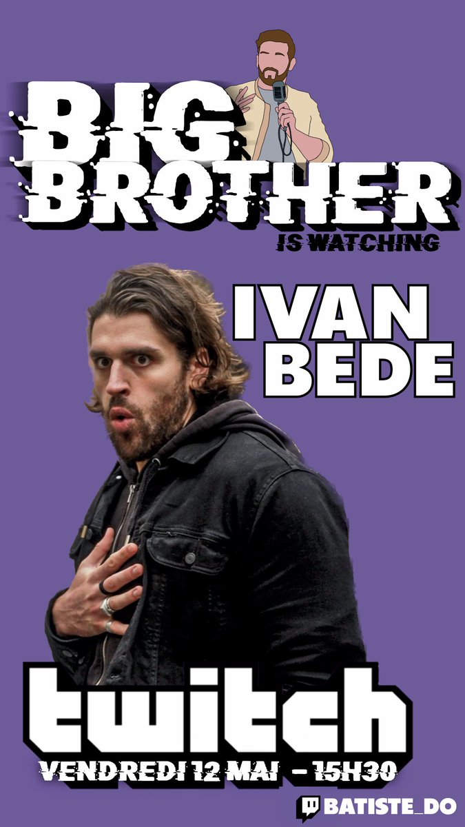 Vendredi, live Twitch avec <a href="/IvanBede/">Ivan</a> ! Pour parler de sa dernière vidéo. 

Ça va être le 🔥
