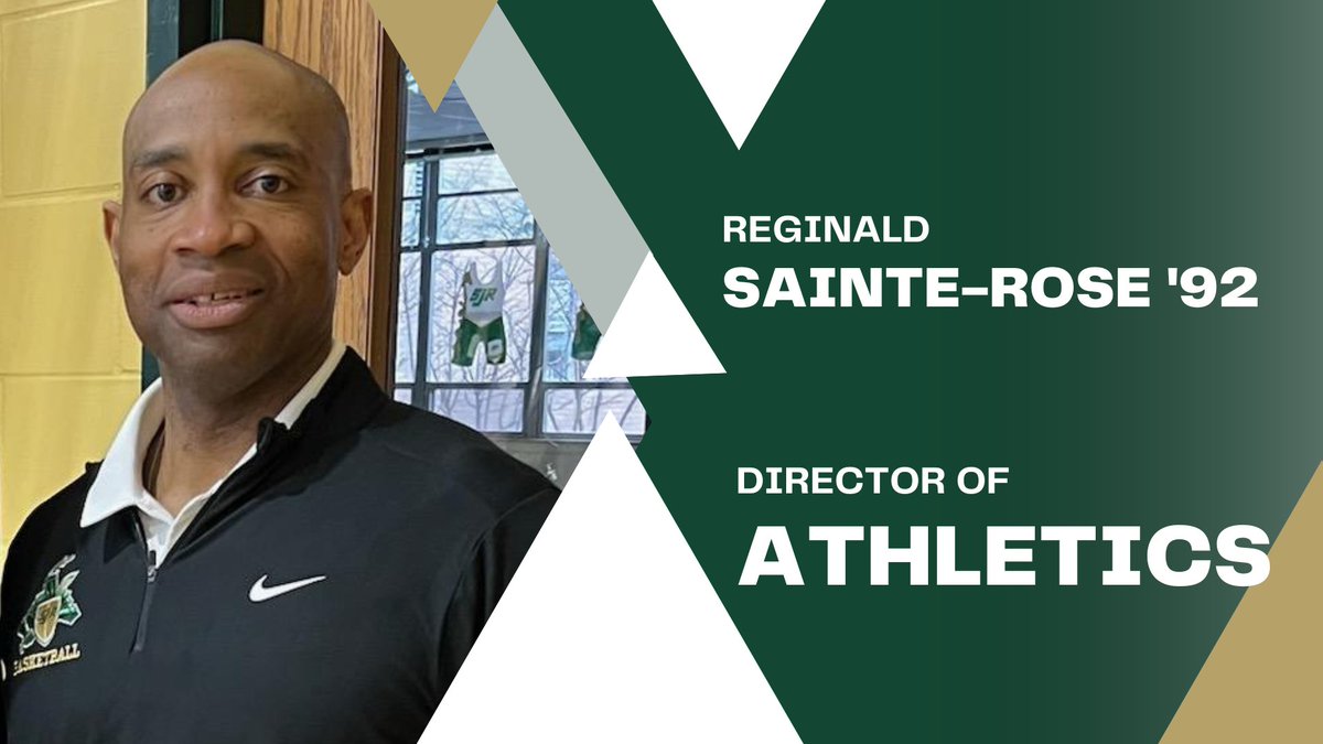 🚨 SJR is thrilled to welcome back Reginald Sainte-Rose '92 as Director of Athletics. A mission-driven leader, Sainte-Rose 'brings a track record of accountability, student engagement & effective communication.'

Story: bit.ly/3BcXvCz #WeAreSJR #VirFidelis @VarsityAces