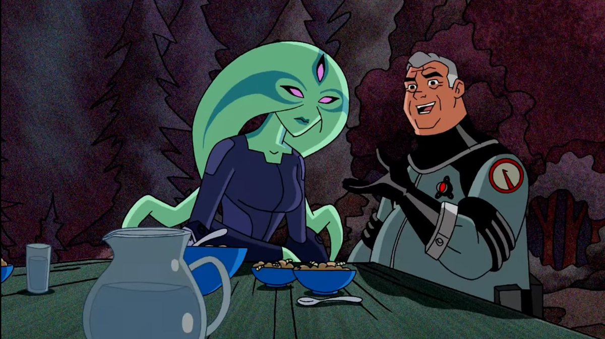 2ndbbbfact's tweet photo. Someone a long time ago made parallels between Ben 10 and BoBoiBoy, shows about 10-year-olds with alien watches that gives them superpowers.

Now BoBoiBoy is retconned to have brown hair AND Tok Aba is confirmed to be involved in the alien business a long while back. https://t.co/SKoj34m4Z2