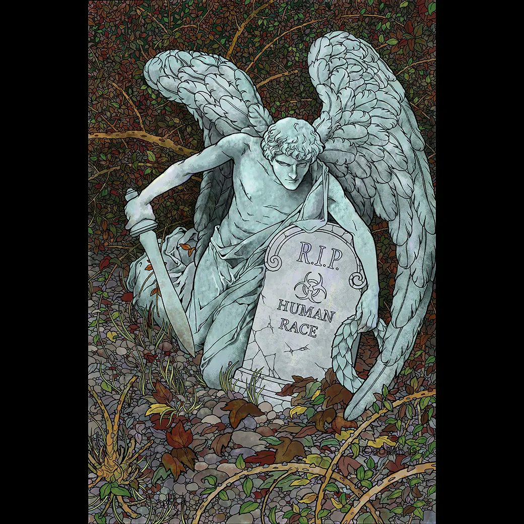 ColleenDoran's tweet photo. Cover art THE CLOCK pen/ink/digital color by me, story by @topcowmatt from @topcow Techno-thriller about a pandemic released the month of the pandemic. You may imagine how surprised we all were. Trade paperback still available. #topcow #matthawkins #topcowcomics #imagecomics https://t.co/CgG7OCffGn