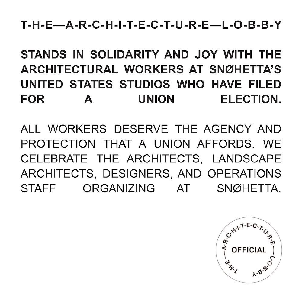 The Architecture Lobby tweet media