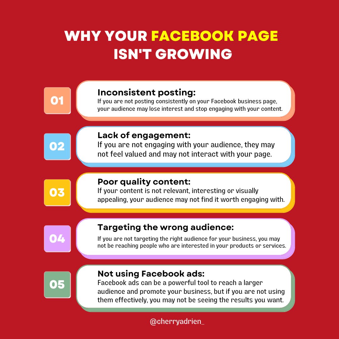 cherryadrien_'s tweet image. Stuck in the limbo because your Facebook Page is not growing as you expected ? Here are some several factors why Follow 👉 @cherryadrien_ for more helpful contents
.
.
.#socialmediamanagementtools #contentmarketing #contentcreator #contentcreation #campaign #adstyle #ads